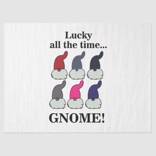 Christmas Gnomes Xmas Lucky Tissuepapier (Voorkant)