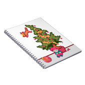 Christmas gnoom tree Pixelart, Pixel Art  Notitieboek (Rechterzijde)