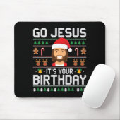 Christmas Go Jesus It's Your Birthday - Funny Chri Muismat (Met muis)
