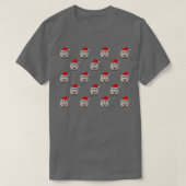 Christmas Goats Pattern T-shirt (Design voorkant)