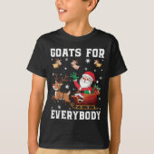 Christmas Goats Uni-kids Christmas Goat Funny , Bl T-shirt (Voorkant)