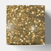 Christmas Gold Glitter Vakantie Bedankdoosjes (Bovenkant)