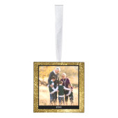  Christmas Gold Glitter Vakantiefoto Decoratie (Rechts)