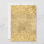 Christmas Gold Party Kaart (Achterkant)