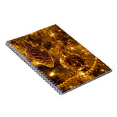 Christmas Gold Pine Cone Notitieboek (Rechterzijde)