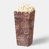 Christmas Gold Swirls Favor Boxes Bedankdoosjes (Popped)