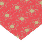 Christmas Gold Tree Pattern Personalize 14 x 72 Korte Tafelloper (Hoek)