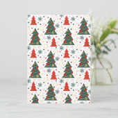 Christmas Gold Twinkle Starry Pines Feestdagenkaart (Staand voorkant)