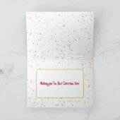 Christmas Gold Verheug je met kardinaal Kaart (Binnen)