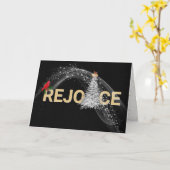 Christmas Gold Verheug je met kardinaal Kaart (Gele Bloem)