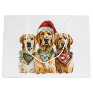 Christmas Golden Retriever Honden Groot Cadeauzakje