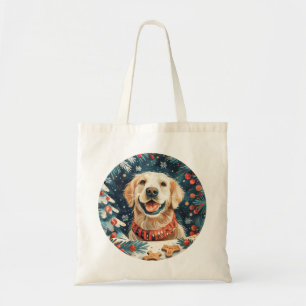 Christmas Golden Retriever Honden Tote Bag