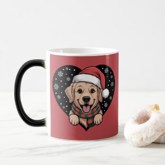 Christmas Golden Retriever - Santa Dog Magische Mok