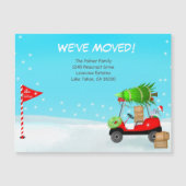 Christmas Golf Cart With Moving Boxes Golf  (Voorkant)