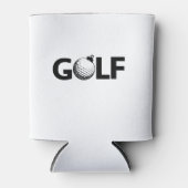 Christmas Golf Ornament Classic Blikjeskoeler (Voorkant)