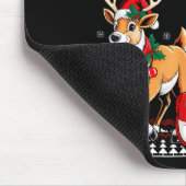 Christmas Golf Santa Golfer Christmas Pajama Reind Muismat (Hoek)