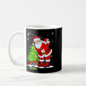 Christmas Golf Santa Golfer Xmas Funny Christmas G Koffiemok (Links)