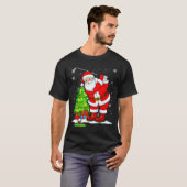 Christmas Golf Santa Golfer Xmas Funny Christmas G T-shirt (Voorkant volledig)