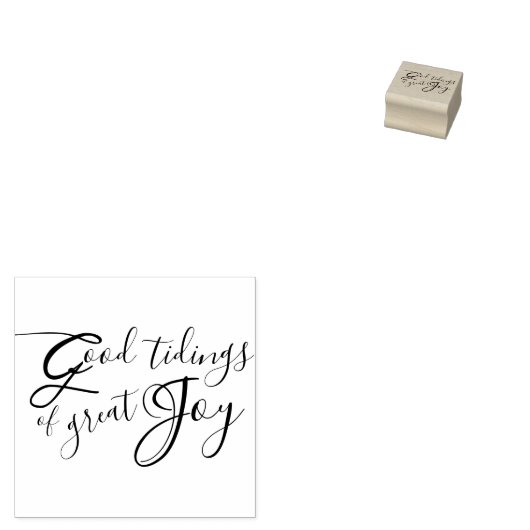 Christmas Good Tidings Stempel (Gestempeld)
