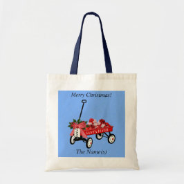 Christmas Goodie Bag Toy Wagon Tote Bags