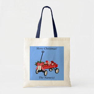Christmas Goodie Bag Toy Wagon Tote Bags Tote Bag