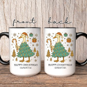 Christmas Goose Tree Coffee Mug Gift for Coworker Mok