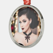 Christmas Goth Girl Xmas Holiday Ornament (Links)