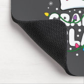 Christmas Grandma Claus Santa Hat Christmas Lights Muismat (Hoek)