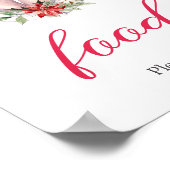 Christmas Greatest Gift Baby shower Eten Poster (Hoek)