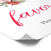 Christmas Greatest Gift Baby shower Favorieten Poster (Hoek)