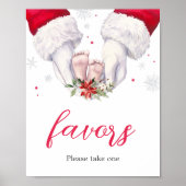 Christmas Greatest Gift Baby shower Favorieten Poster (Voorkant)