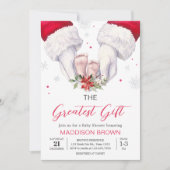 Christmas Greatest Gift Baby shower Kaart (Voorkant)
