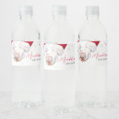 Christmas Greatest Gift Baby shower Waterfles Etiket (Flessen)