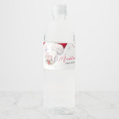 Christmas Greatest Gift Baby shower Waterfles Etiket (Voorkant)