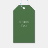 Christmas Green  Cadeaulabel (Voorkant)