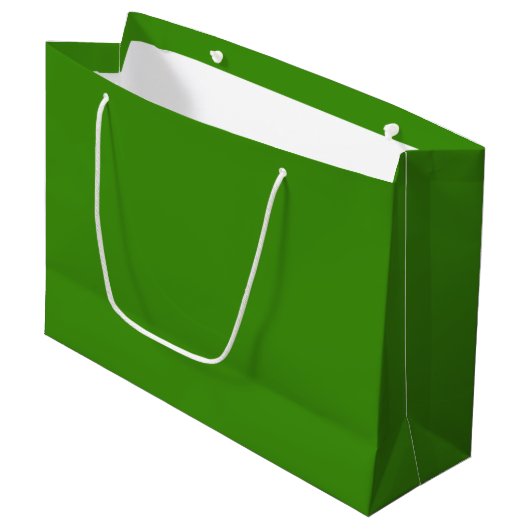 Christmas Green Festive Large Gift Bag Groot Cadeauzakje (Voorkant Gekanteld)