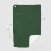 Christmas Green, Holiday Green, Solid Green,  Golfhanddoek (Insitu)