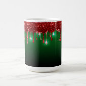 CHRISTMAS GREEN MET RODE HOLIDAY DRIP PATTERN KOFFIEMOK (Center)