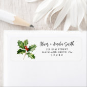 Christmas Green Return Label (Insitu)