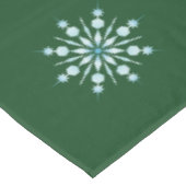 Christmas Green Tablecloth with Snowflake Pattern Tafelkleed (Gekanteld)