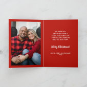 CHRISTMAS Greenery Berries Fotokaart Kaart (Binnen)