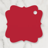 Christmas Greenery Berries Holiday Bedankjes Labels (Achterkant)