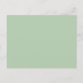 Christmas Greenery Change of Address Insert Card Aankondigingskaart (Achterkant)