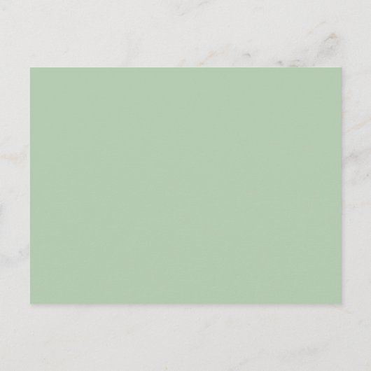 Christmas Greenery Change of Address Insert Card Aankondigingskaart (Achterkant)
