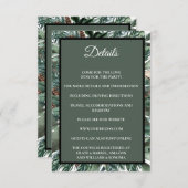 Christmas Greenery Enclosure Card Details Informatiekaartje (Voorkant / Achterkant)