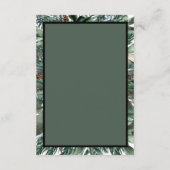Christmas Greenery Enclosure Card Details Informatiekaartje (Achterkant)