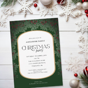 Christmas Greenery Mistletoe Kerstfeest Kaart