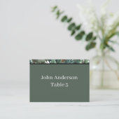 Christmas Greenery Place Card Plaatskaartje (Staand voorkant)