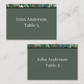 Christmas Greenery Place Card Plaatskaartje (Voorkant / Achterkant)