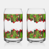 Christmas Greenery & Presents: Magical Holiday Blikvorm Glas (Achterkant)